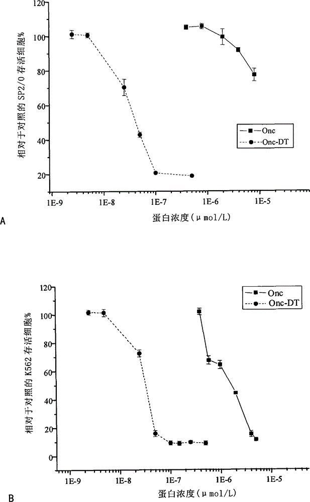 Fusion protein of ribonuclease and toxin membrane translocation domain and its preparation method and use