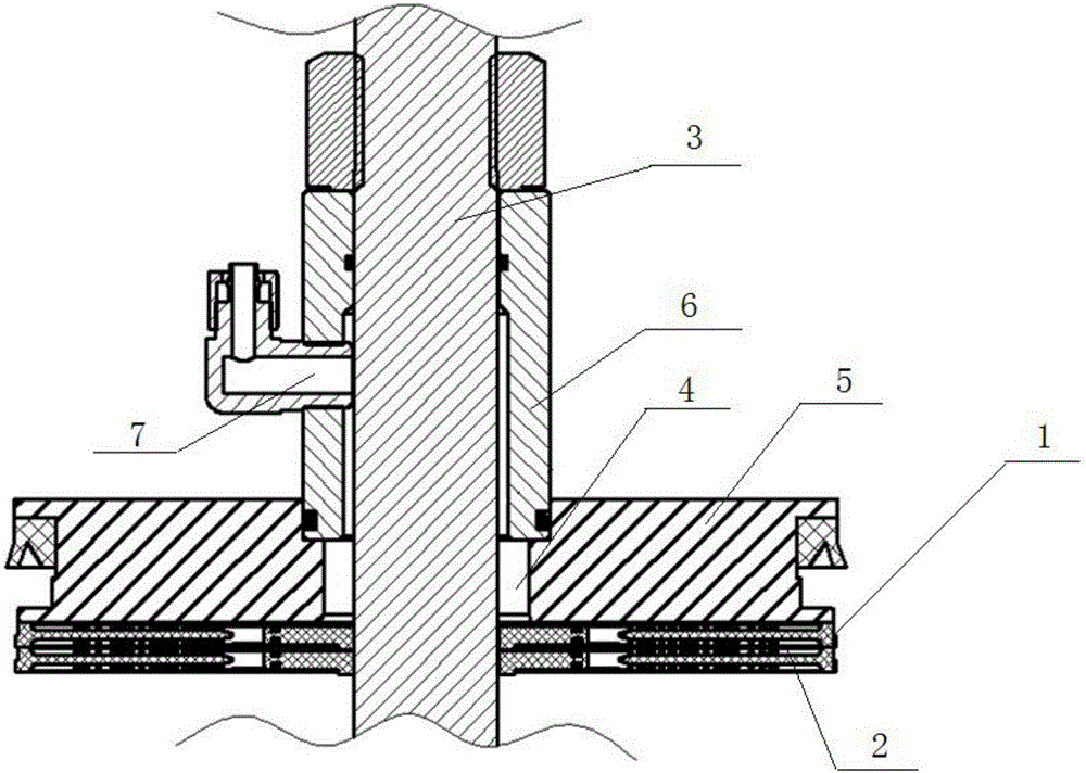 Water incoming end cap for dielectrophoresis disc-tube membrane component and disc-tube membrane component