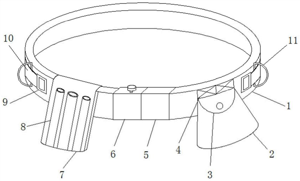 Fire-fighting waistband with storage function
