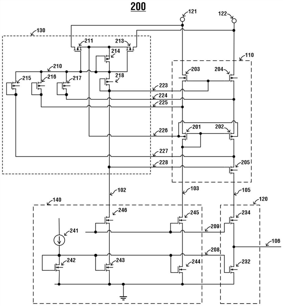Differential voltage detection circuit with wide voltage input range