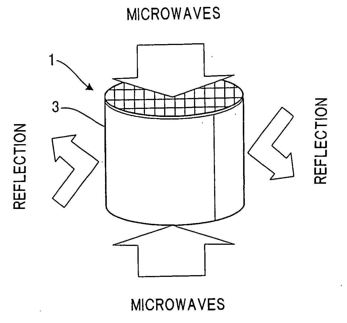 Microwave drying method of honeycomb formed bodies