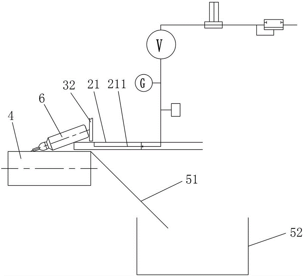 Rejection device and plastic bottle blowing-filling-sealing integrated machine with the same