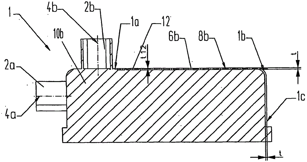 Housing for connecting unit