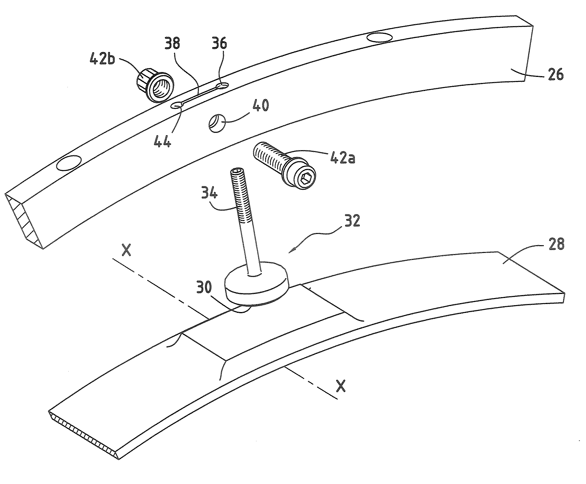Device for adjusting the centring of a turbo-engine pivoting vane control synchronization ring