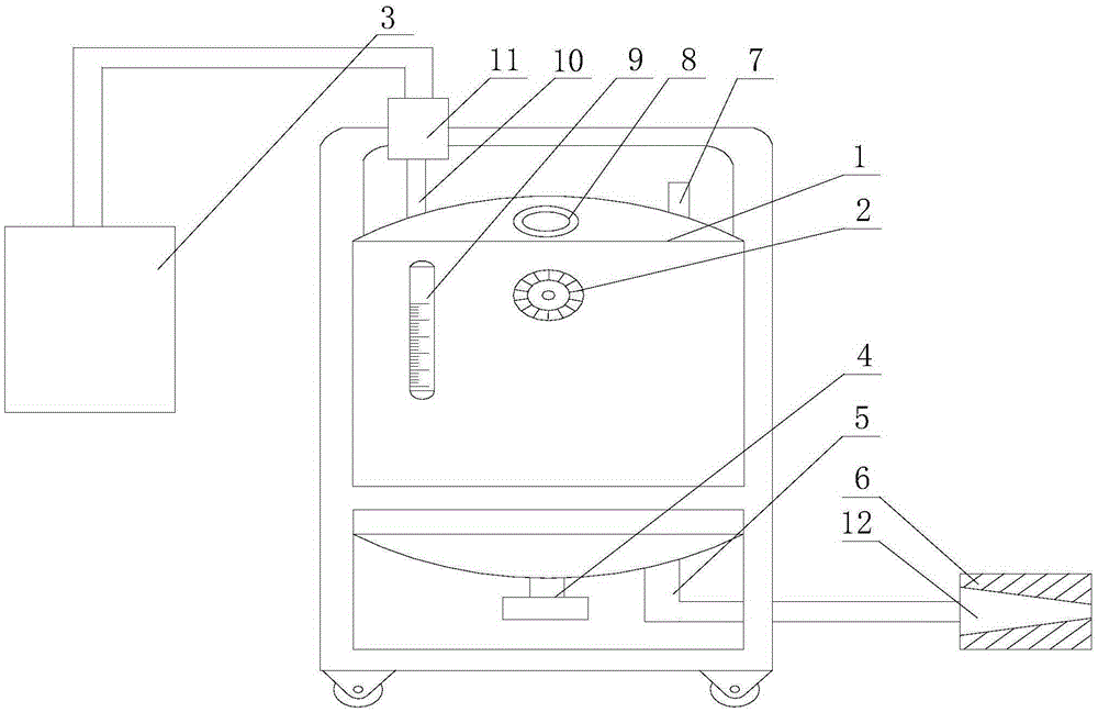 Plank outer surface sizing treatment device