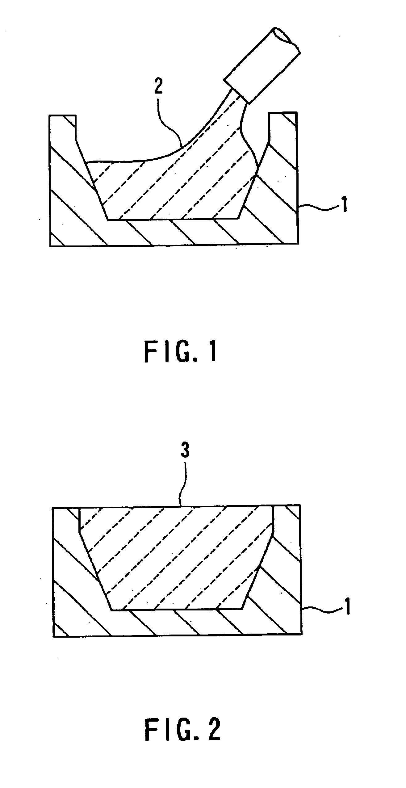 Electromagnetic wave absorber molding material, electromagnetic wave absorber molded element and method of manufacturing same, and electromagnetic wave absorber
