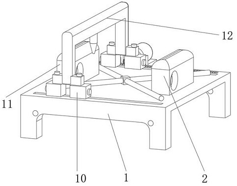 Cross bar deformation repairing device for railway freight car