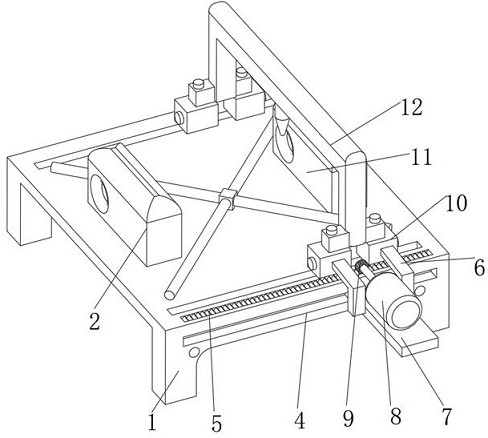 Cross bar deformation repairing device for railway freight car