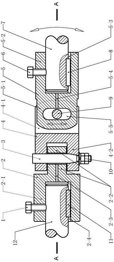 Coupler with axis adjusting deviation
