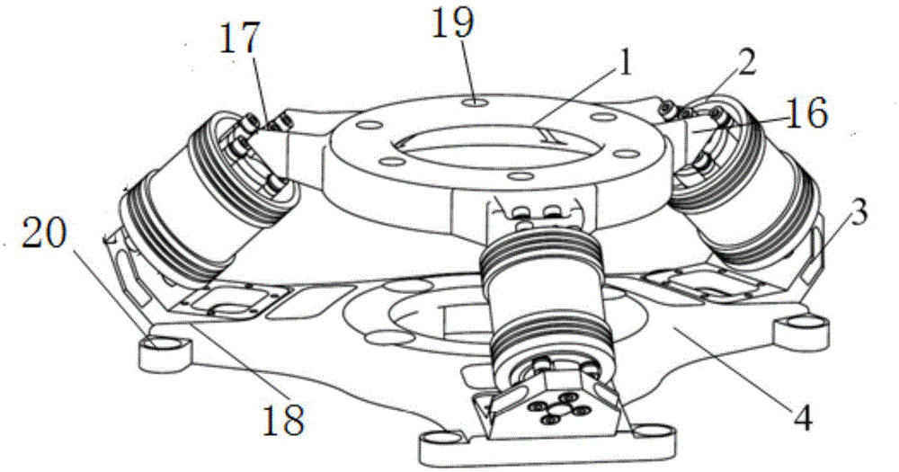 Micro-vibration convergence type vibration isolation device used for satellite flywheel