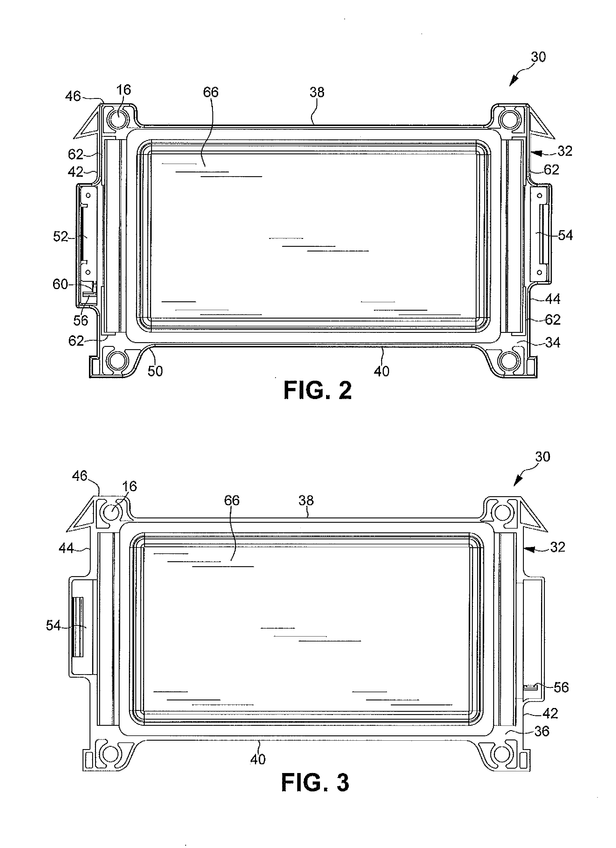 Repeating frame battery with joining of cell tabs via welded-on male and female slip-fit connectors