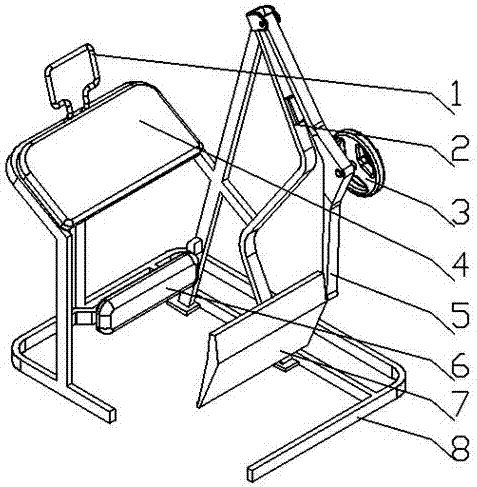 Leg kick muscle exerciser and instruction for use thereof