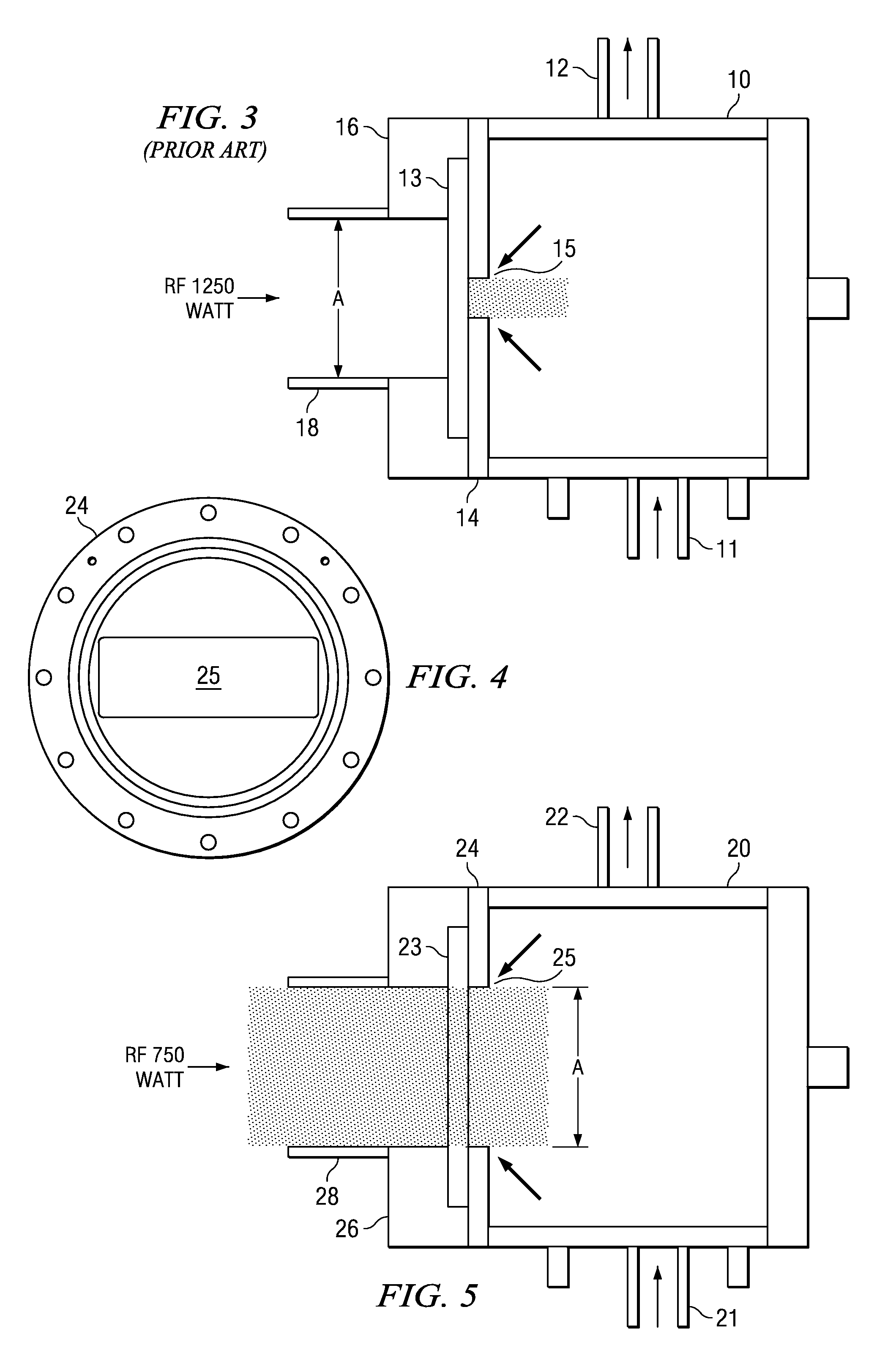 Device for Coupling Electromagnetic Radiation from a Source into a Microwave Chamber