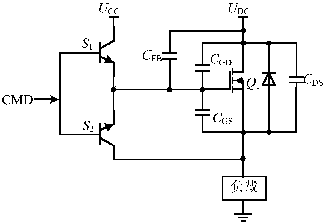 A sic MOSFET gradient level drive circuit and method suitable for DC solid-state power controllers