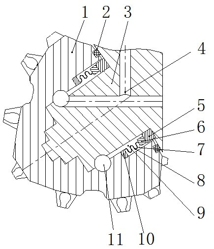 High-temperature resistant floating sealing device for cone bit