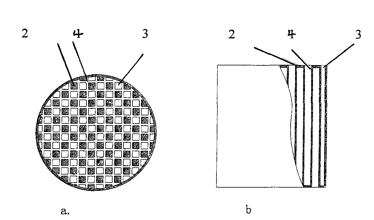 Wall-flow honeycomb ceramic filter