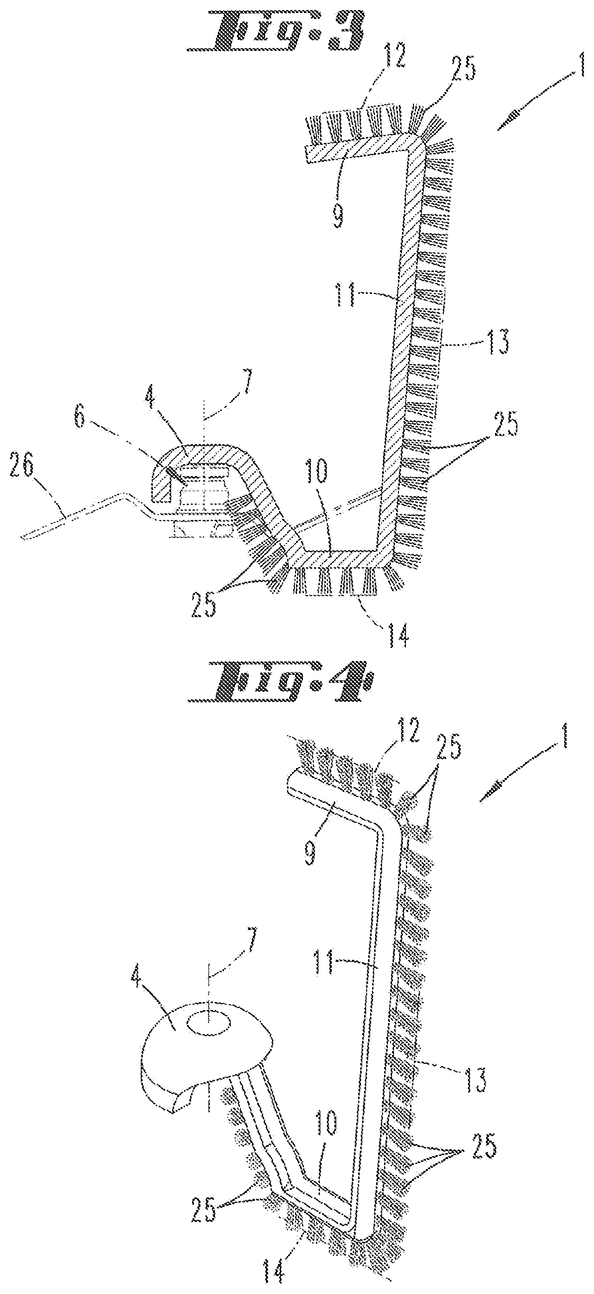 Cleaning device for a mixing vessel of a food processor operated by an electric motor