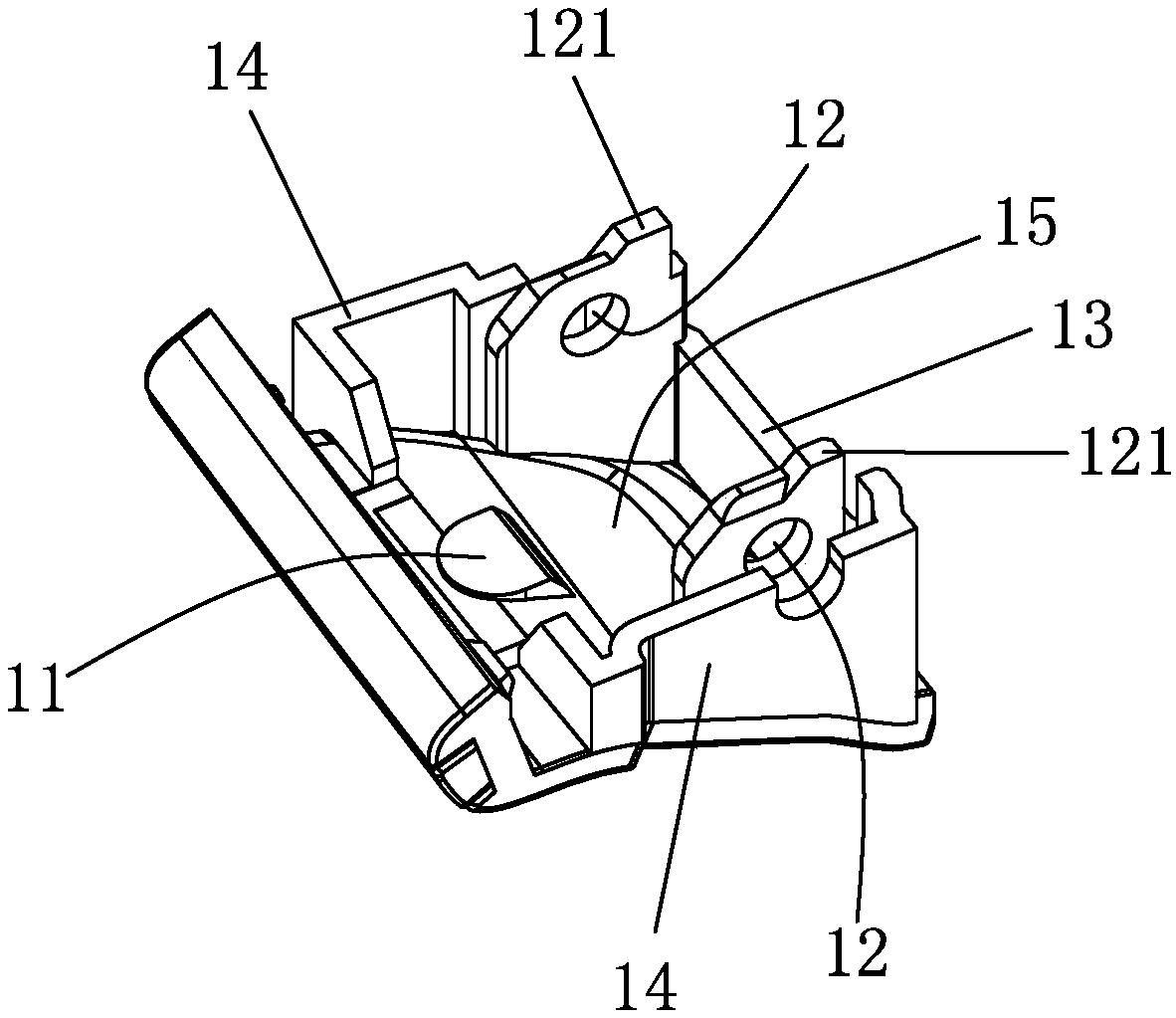 A button structure and its assembly method