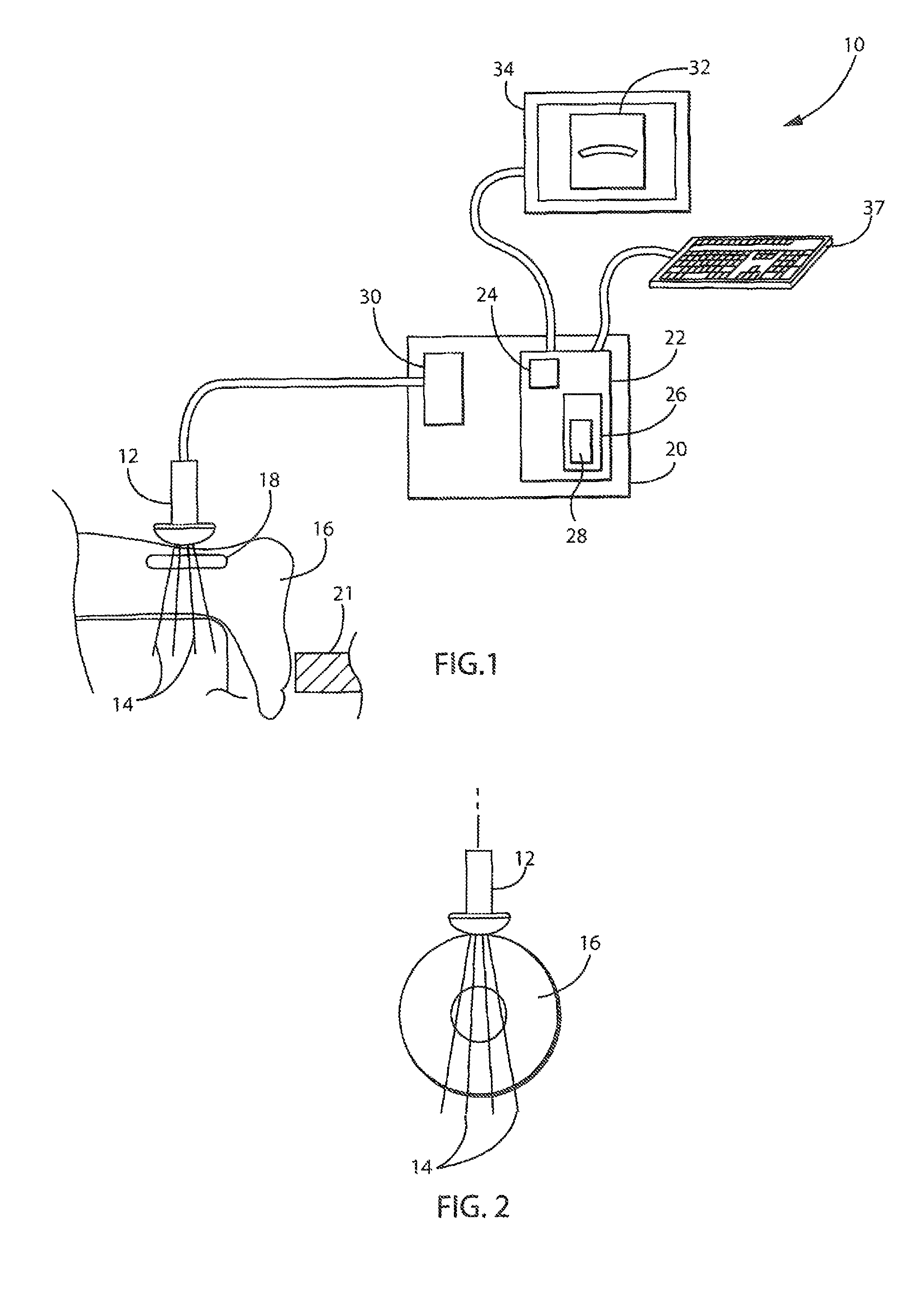 Ultrasound machine providing composite image data