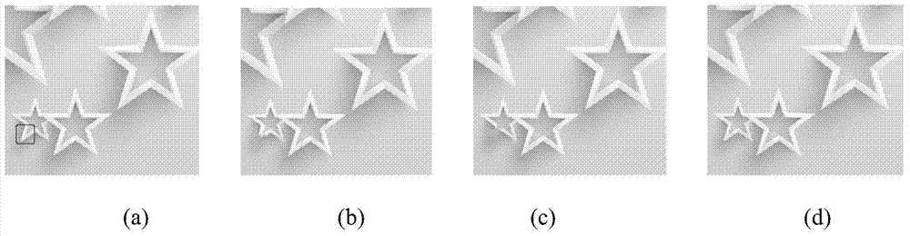 Image repairing method based on rotation and scale change