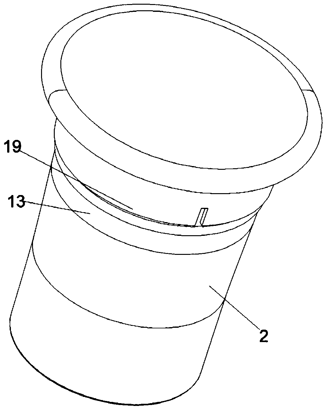 Special cosmetic packaging structure with filtering function