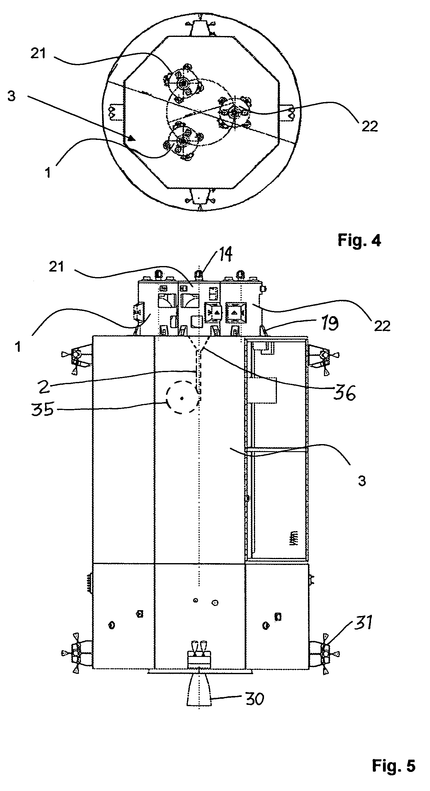 Apparatus for grasping objects in space