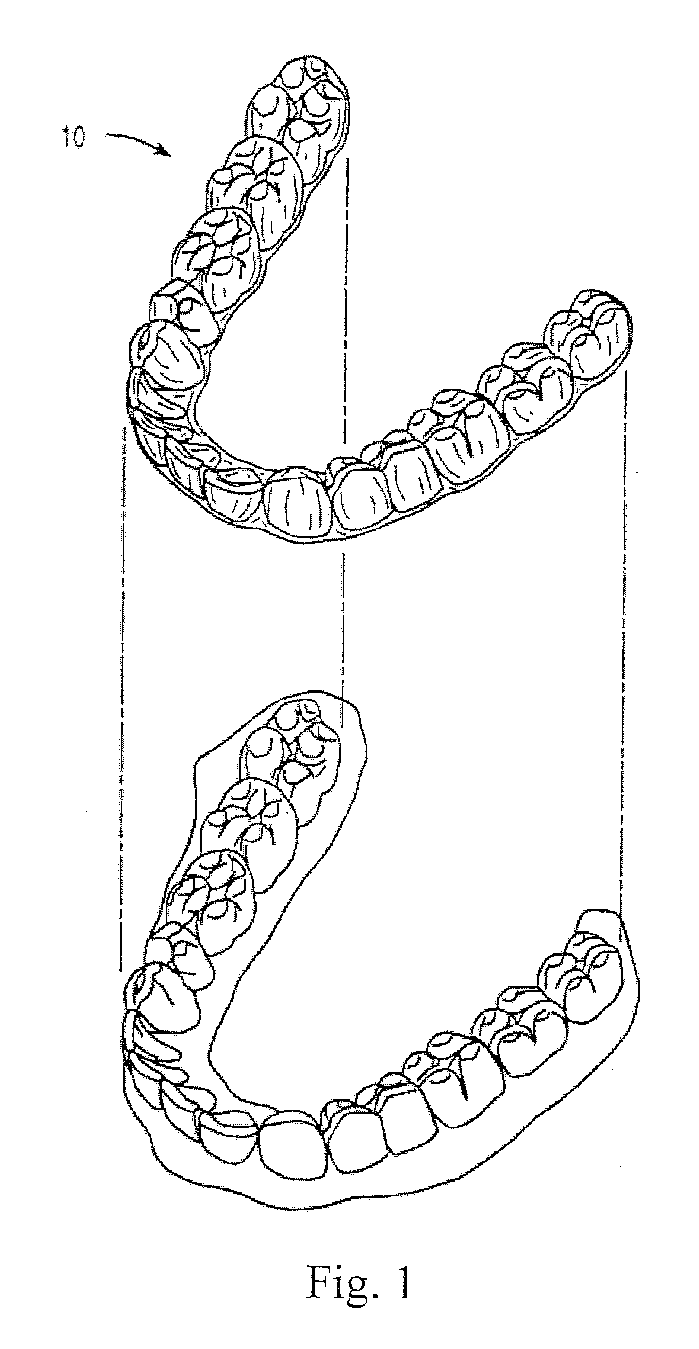 Orthodontic appliances and materials for making same