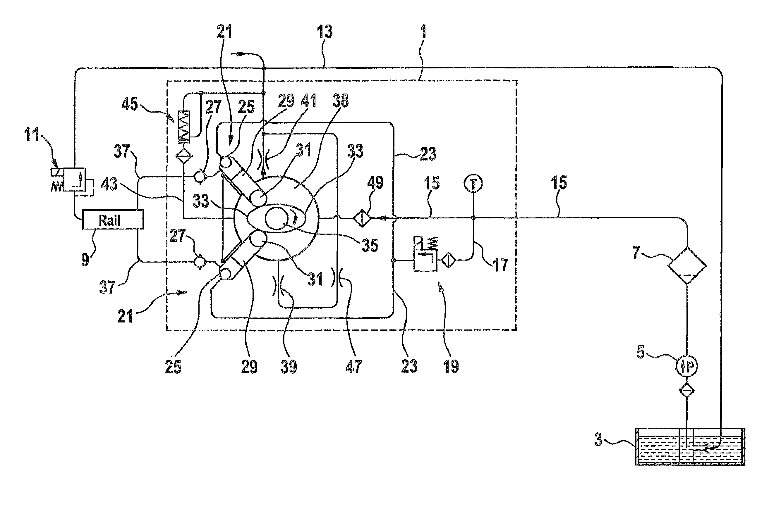 Fuel injection system for an internal combustion engine