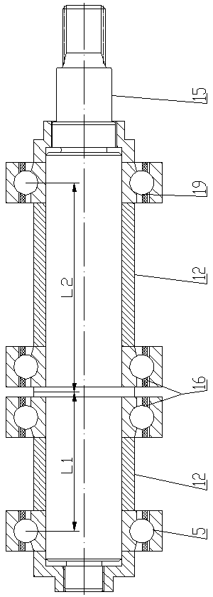 Test device and test method for fatigue life of bearing with ultra-low temperature and high DN value