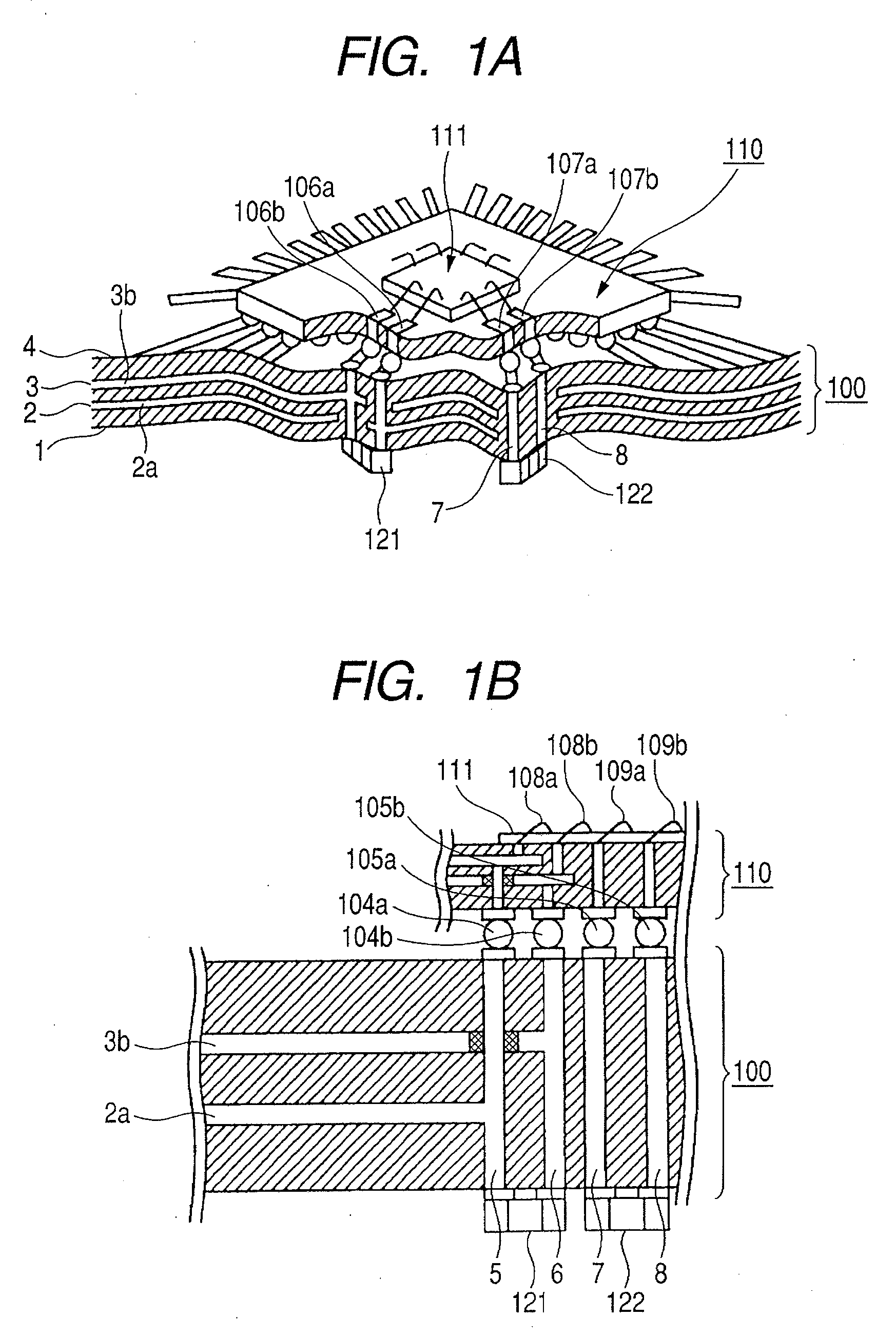 Printed circuit board and circuit structure for power supply