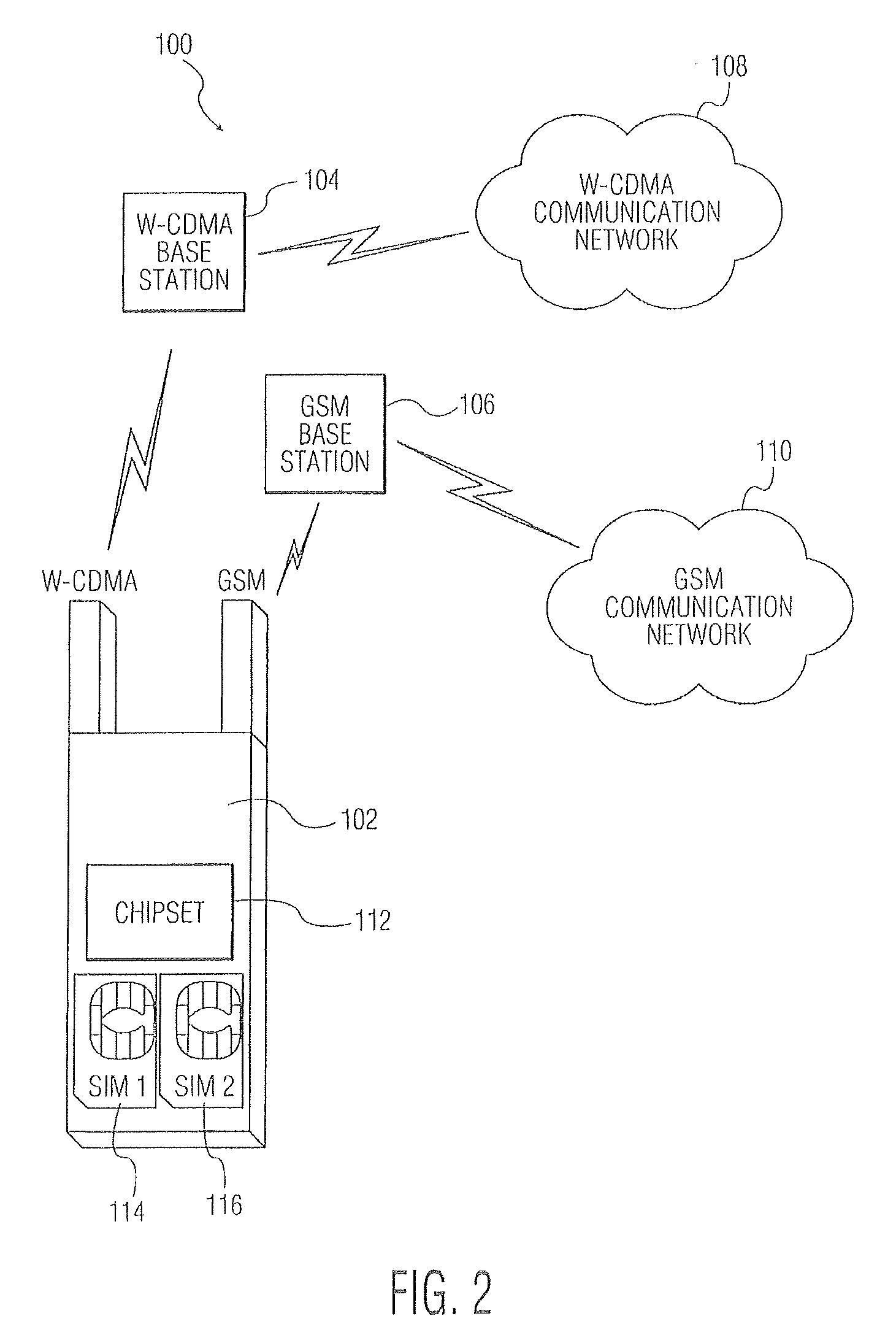 Method and system for enabling dual standby state in a wireless communications system