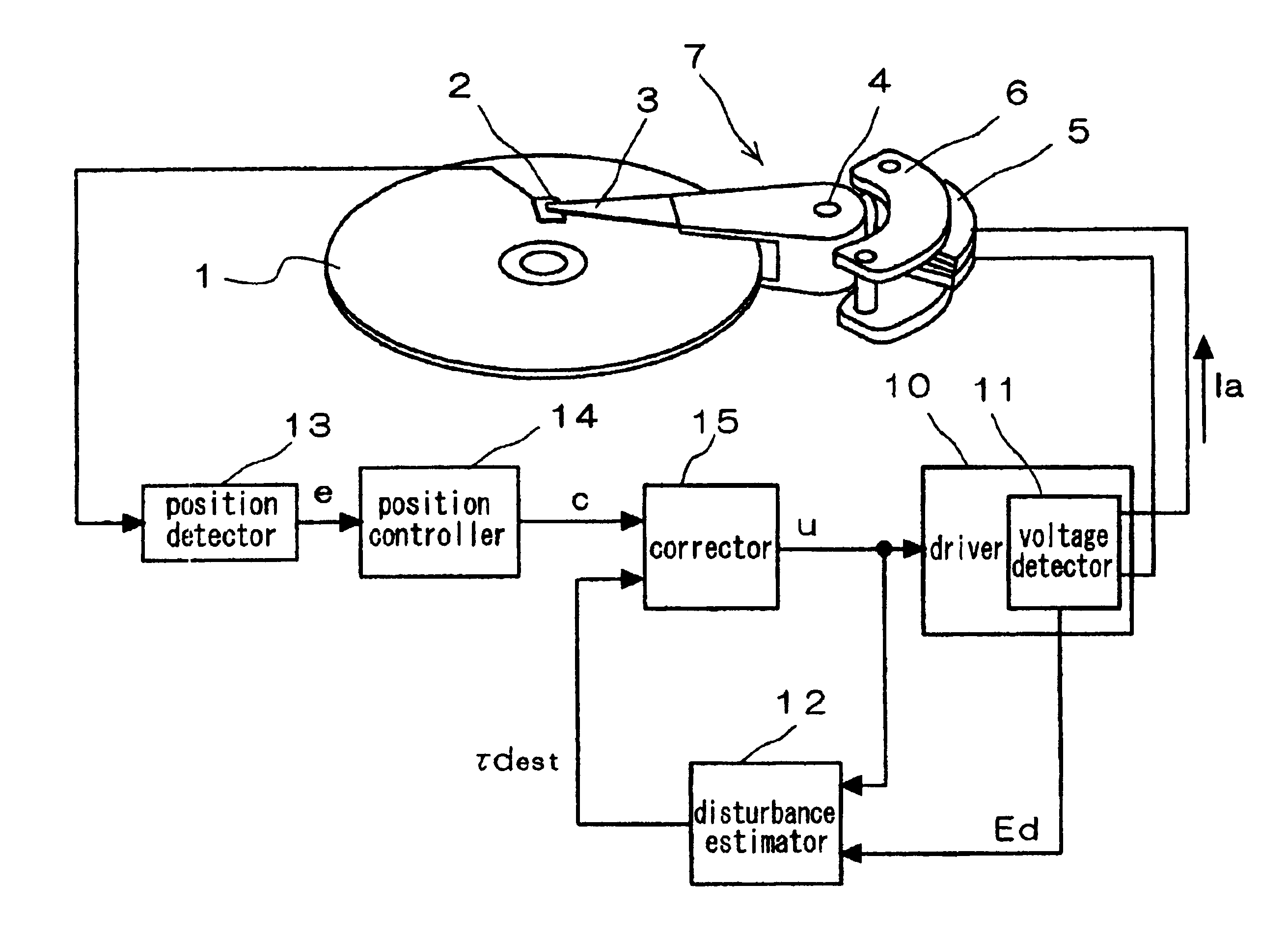 Disk drive and disk drive control method