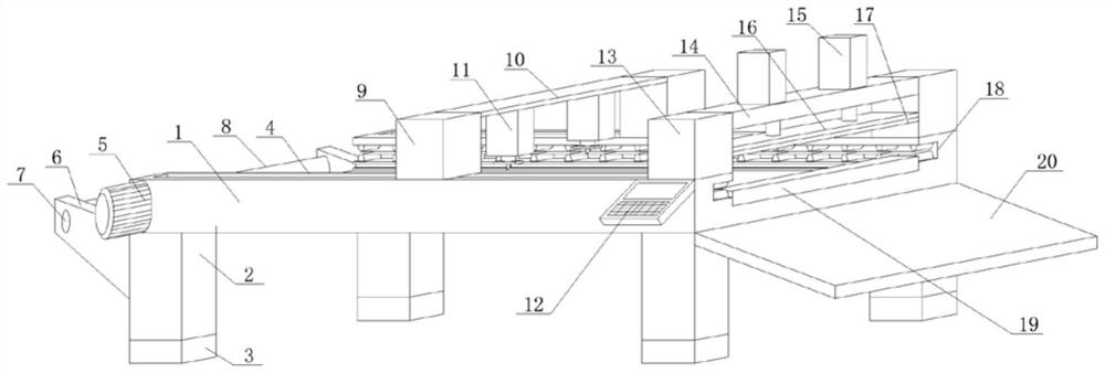 Full-automatic cutting processing equipment for tarpaulin production