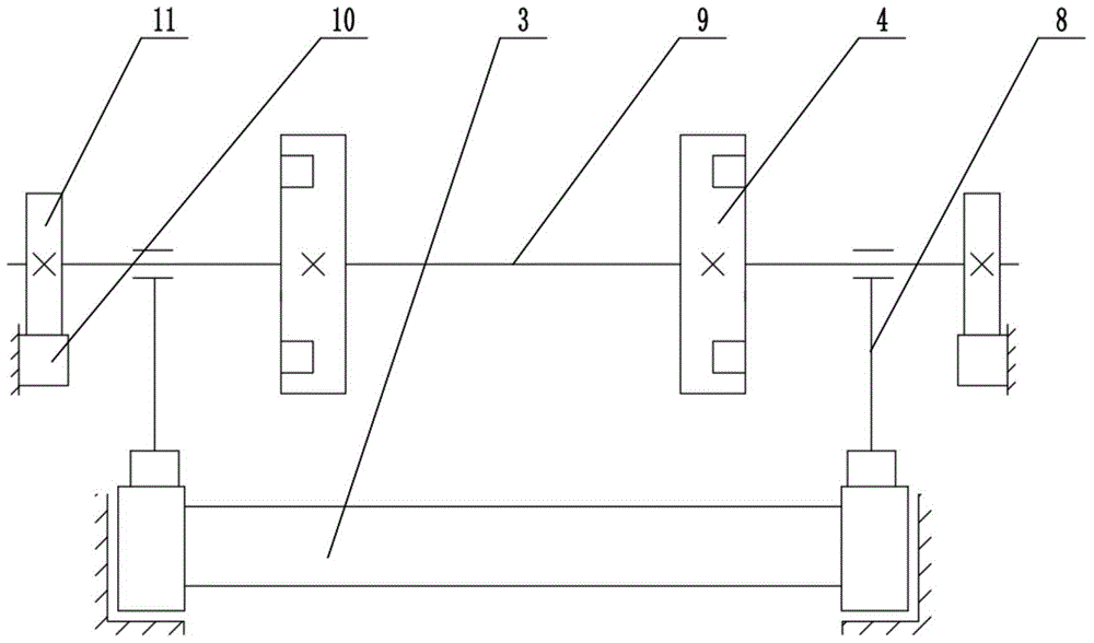 An adjustable sawing track type diamond frame saw