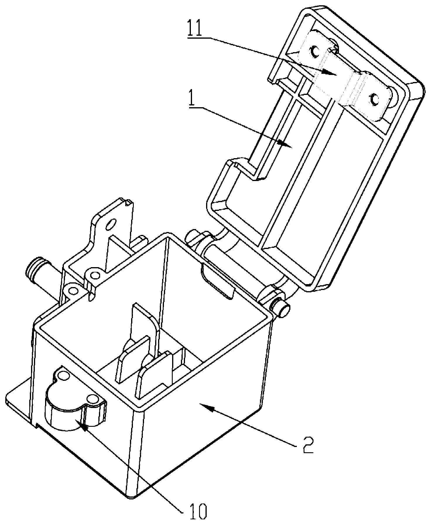 Handy stamp-pad ink feeder of stamping machine