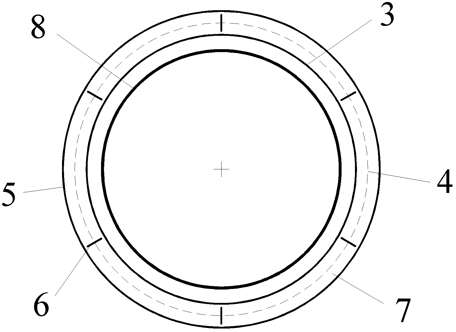 Technical device for reducing negative frictional resistance on driven cast-in-place pile, and application method thereof