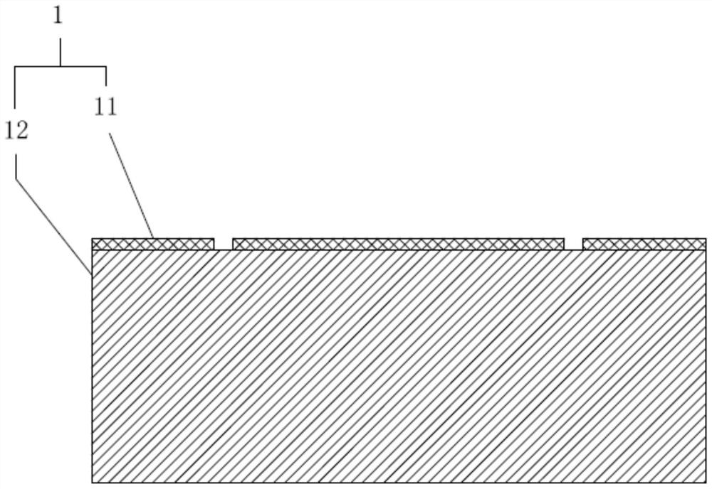 Atomizing core structure based on MEMS silicon-based heating sheet and manufacturing method thereof