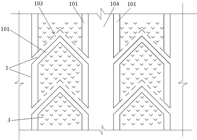 Water-permeable grid ecological protection slope and construction method thereof