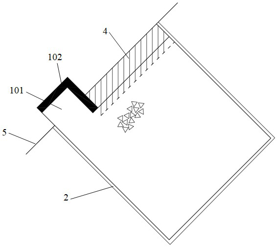 Water-permeable grid ecological protection slope and construction method thereof