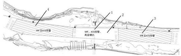 Using method of bridge anti-collision active defense system