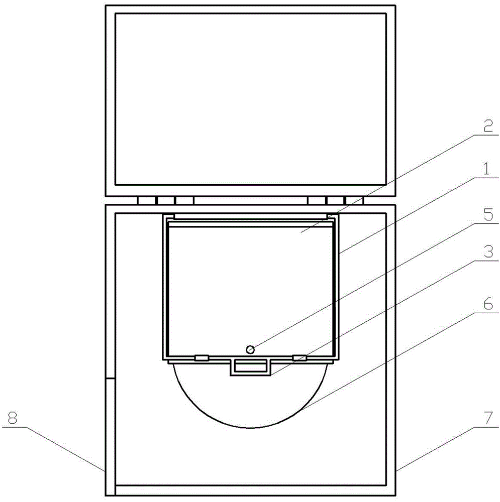 A wire box that is convenient for receiving and releasing wires