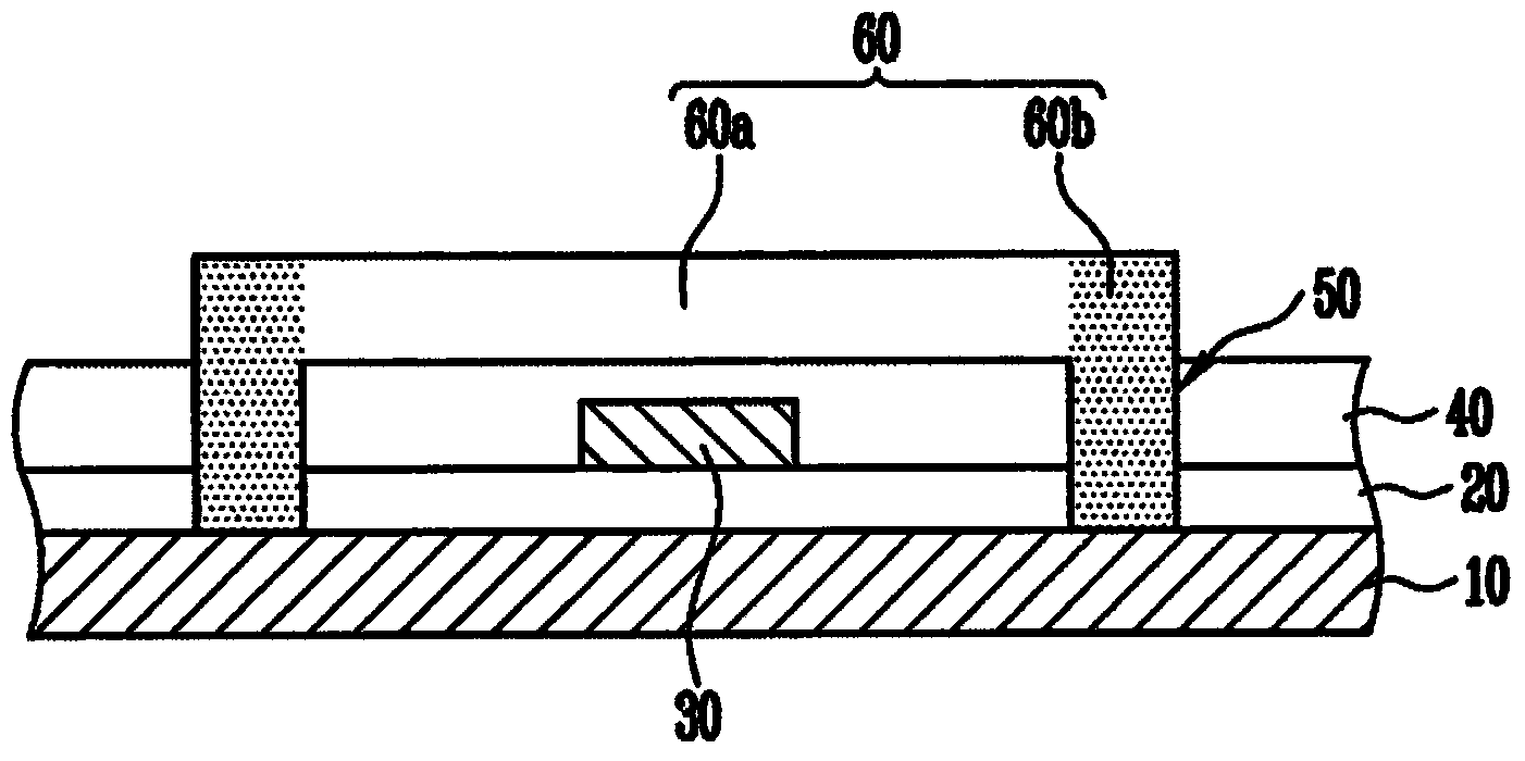 Line structure for repair and flat panel display device having the same