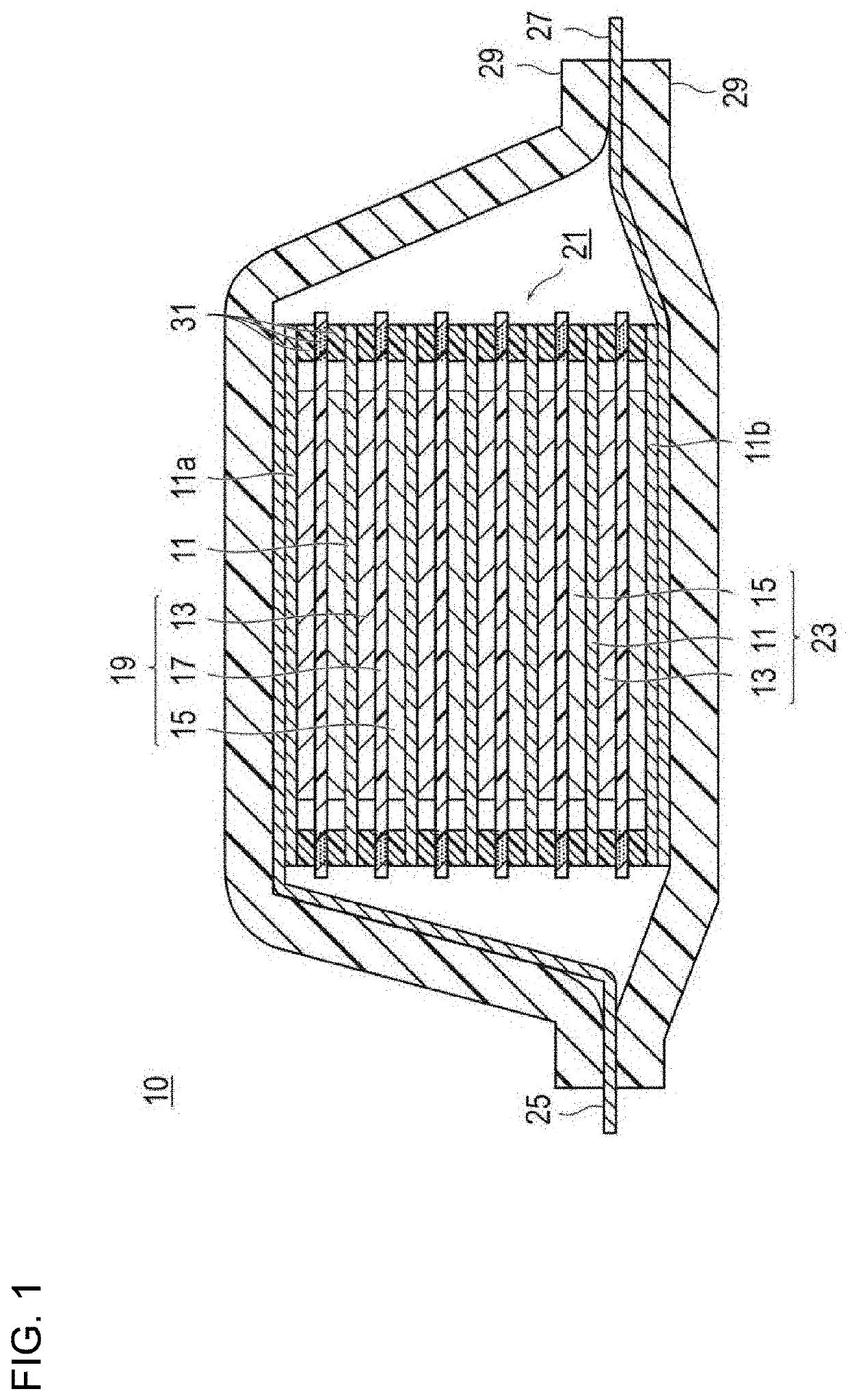 Electrode for non-aqueous electrolyte secondary battery