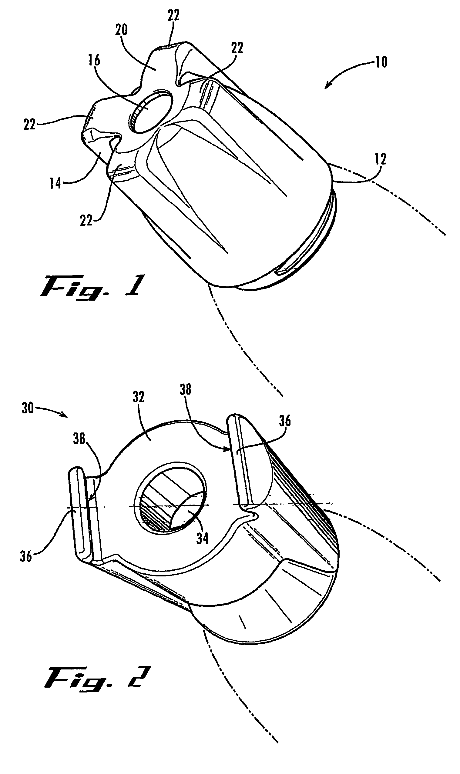 Lancing device end cap with pressure-actuated surface features