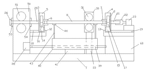 Plate machining method using vacuum chuck and left-right moving screw rod of rolling device