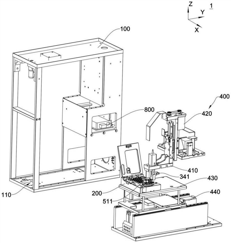 Gene sequencing pretreatment device
