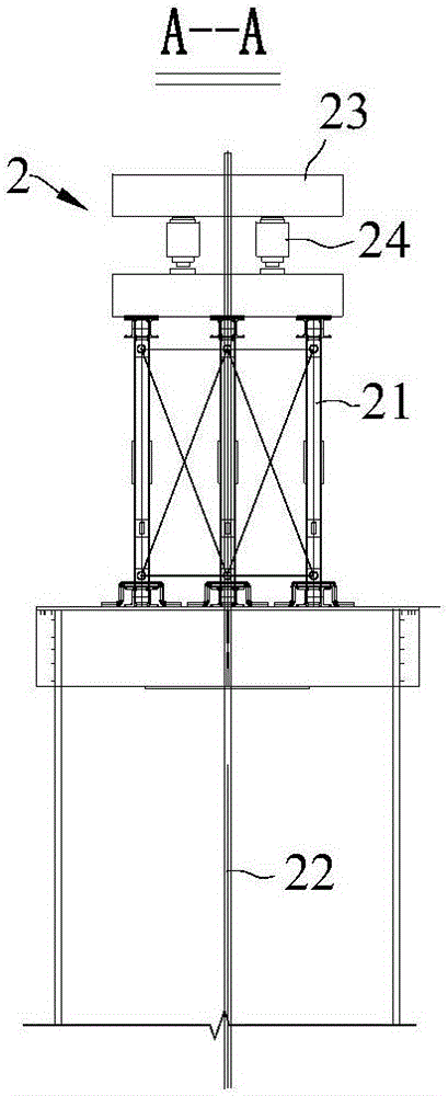 Method of constructing cofferdam after integrally lowering multiple layers of inner bracings of steel sheet pile cofferdam