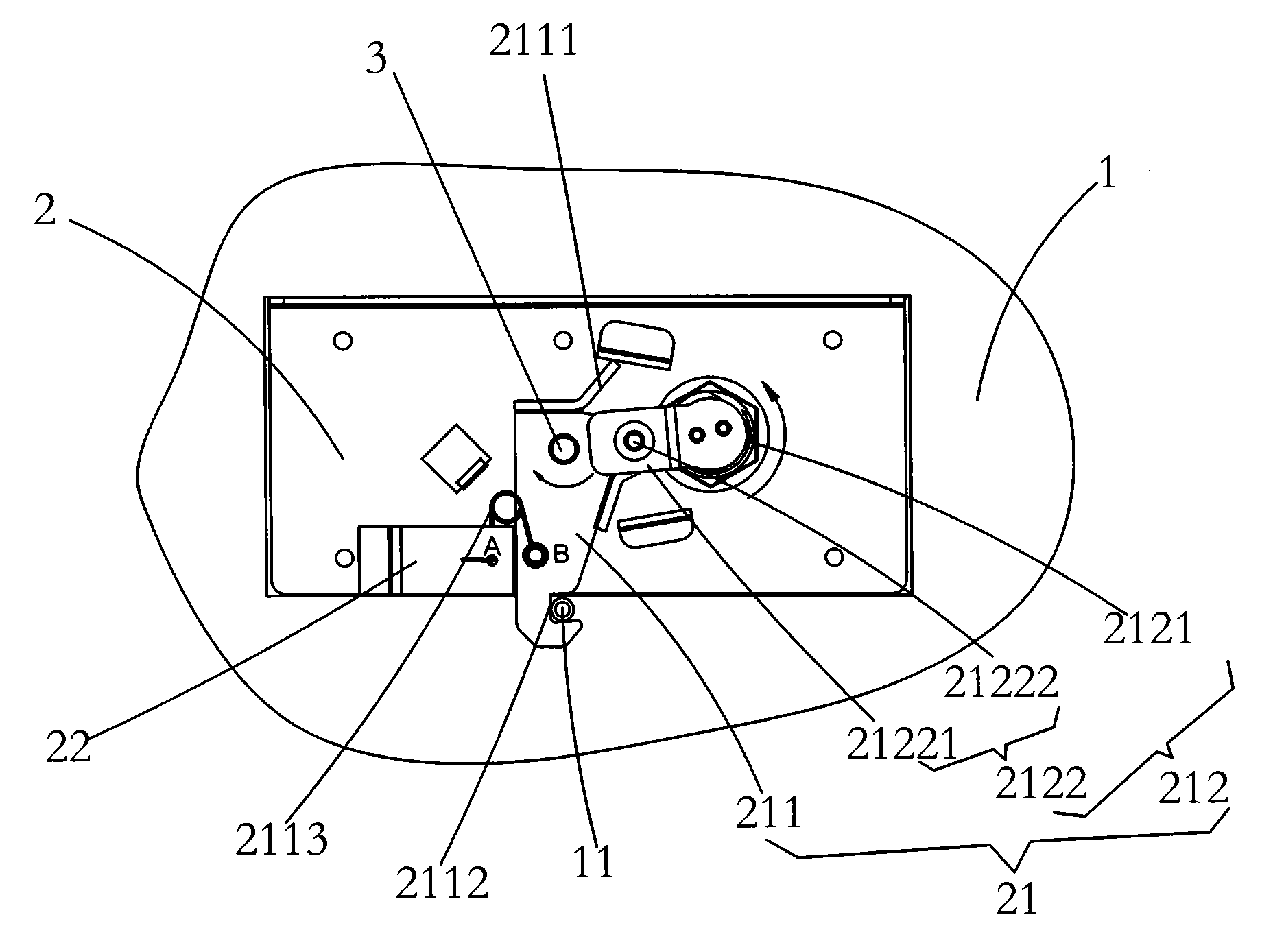 Box lock mechanism