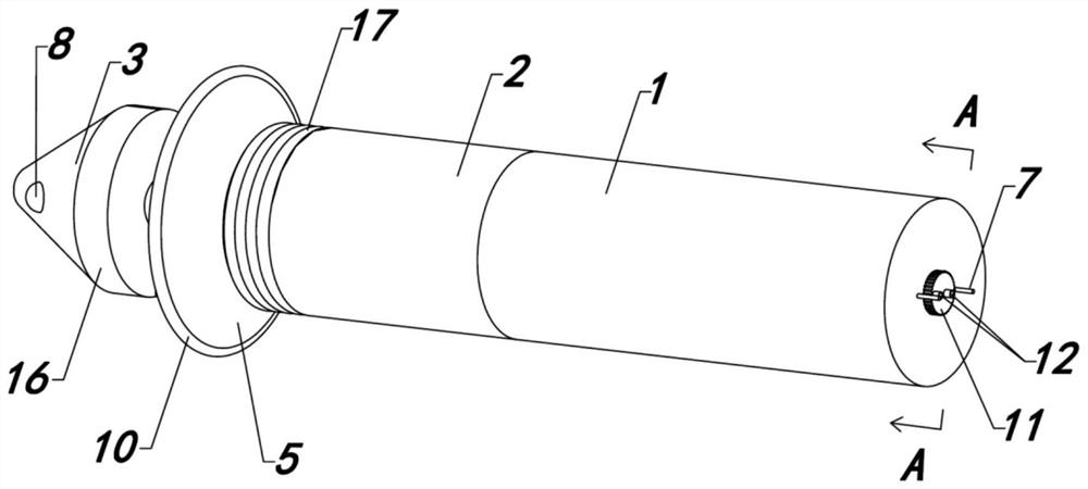 Porta hepatis blood flow blocking device used in liver operation