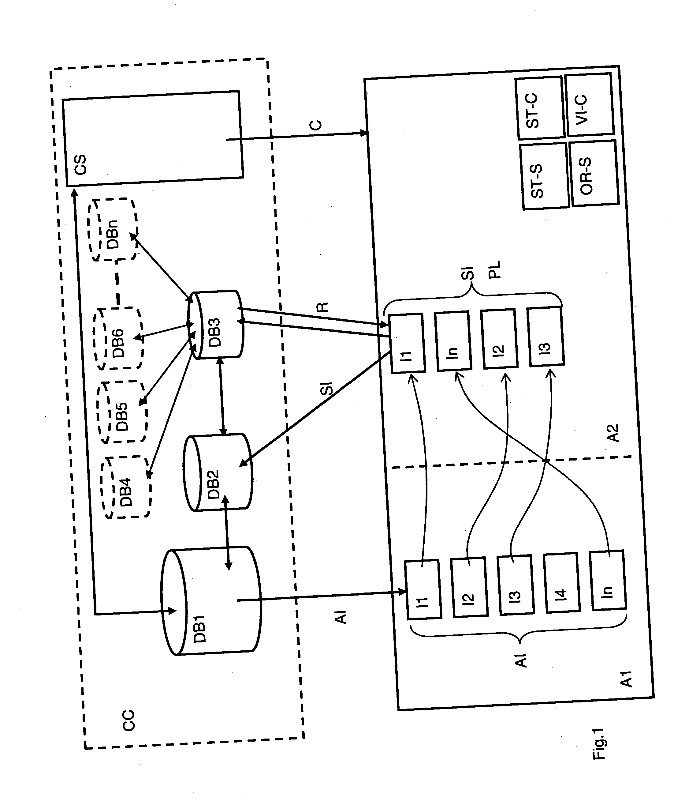Method and system for dynamically organizing audio-visual items stored in a central database